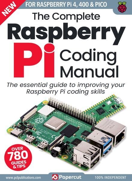 The Complete Raspberry Pi Coding Manual – Issue 3 – July 2023 Cover