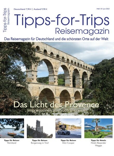 Tipps for Trips – Juni 2023 Cover