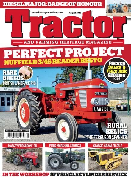 Tractor & Farming Heritage Magazine – August 2023 Cover