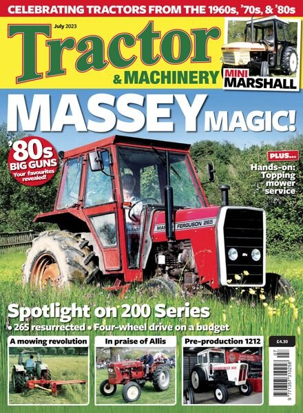Tractor & Machinery – July 2023 Cover