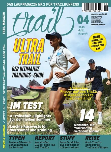 Trail Magazin – Juli-August 2023 Cover