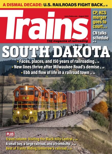 Trains – August 2023 Cover