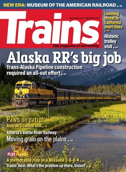 Trains – September 2023 Cover