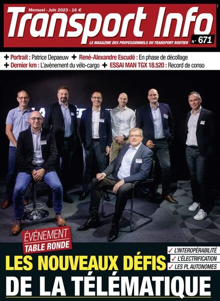Transport Info – Juin 2023 Cover