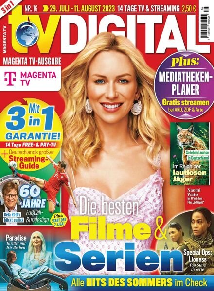 TV DIGITAL Entertain – 21 Juli 2023 Cover