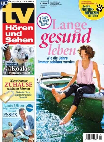 TV Horen und Sehen – 21 Juli 2023 Cover
