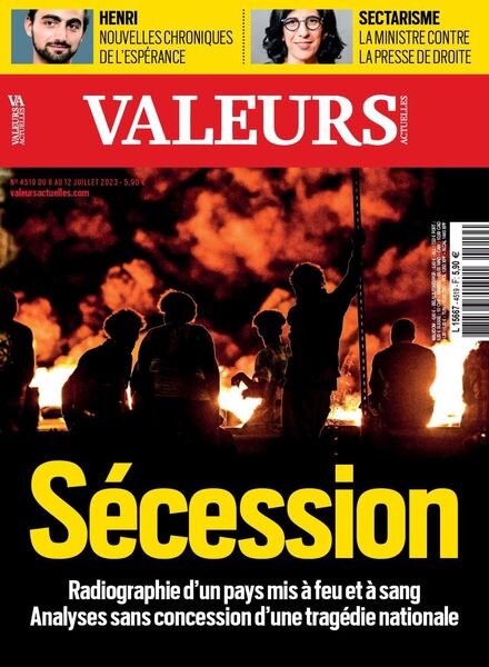 Valeurs actuelles – 06 juillet 2023 Cover