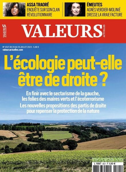 Valeurs actuelles – 20 juillet 2023 Cover