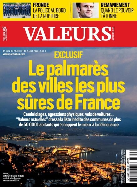 Valeurs actuelles – 27 juillet 2023 Cover