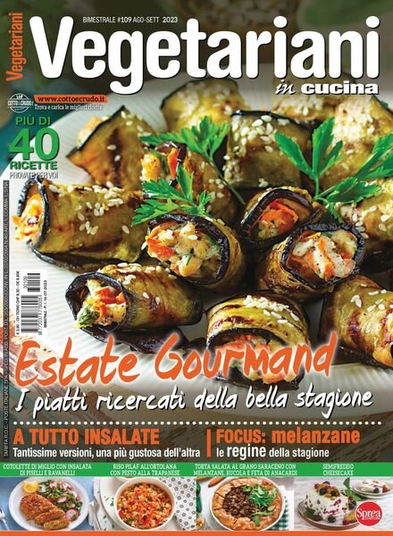 Vegetariani in Cucina – agosto 2023 Cover