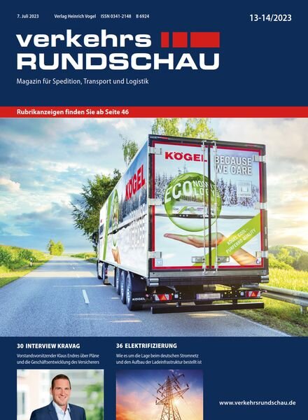 VerkehrsRundschau – 29 Juni 2023 Cover