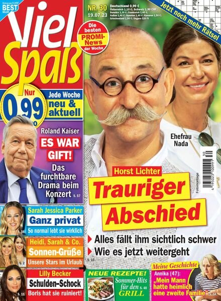 Viel Spass – 19 Juli 2023 Cover