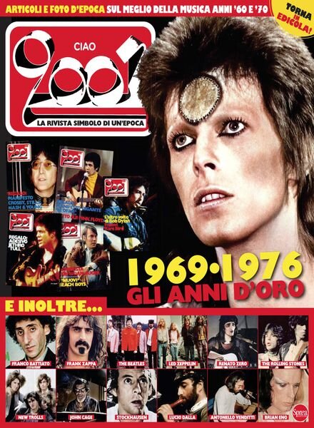 Vinile Story – Ciao 2001 – Agosto-Settembre 2023 Cover