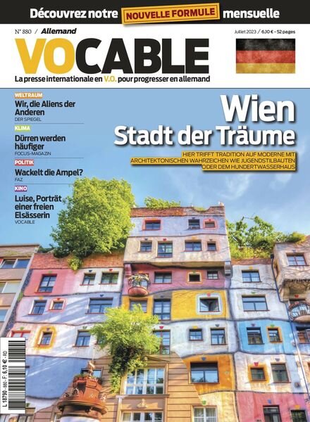Vocable Allemand – 30 juin 2023 Cover