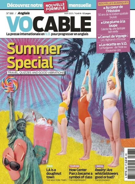 Vocable Anglais – 28 juillet 2023 Cover