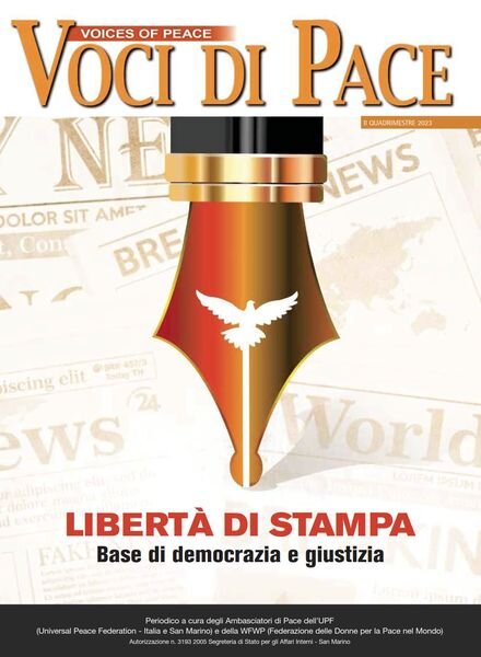 Voci di Pace – 2 Quadrimestre 2023 Cover