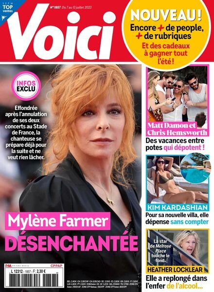 Voici – 7 Juillet 2023 Cover