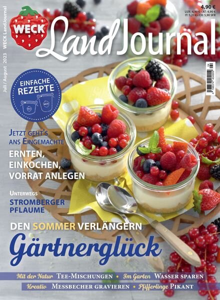 Weck LandJournal – Juli 2023 Cover