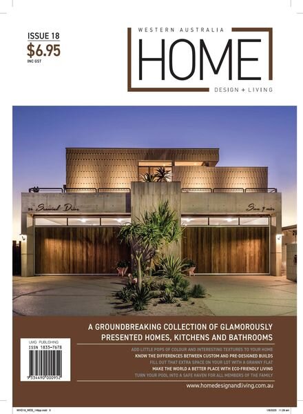 Western Australia Home Design + Living – July 2023 Cover