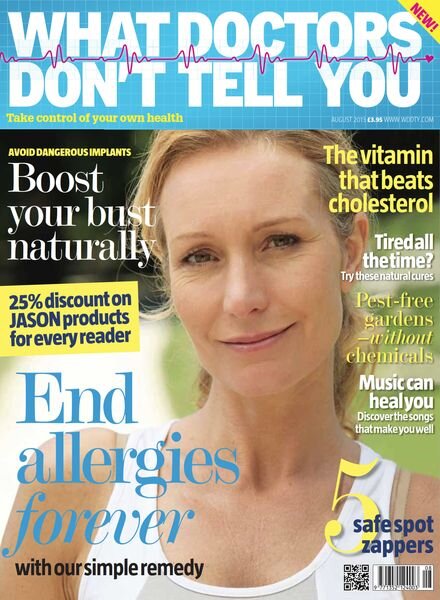 What Doctors Don’t Tell You – July 2013 Cover