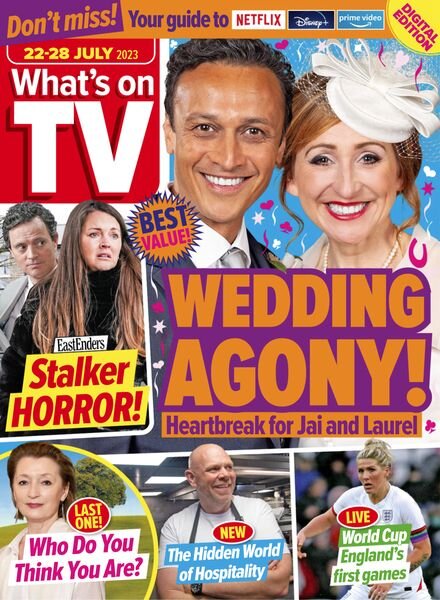 What’s on TV – 22 July 2023 Cover