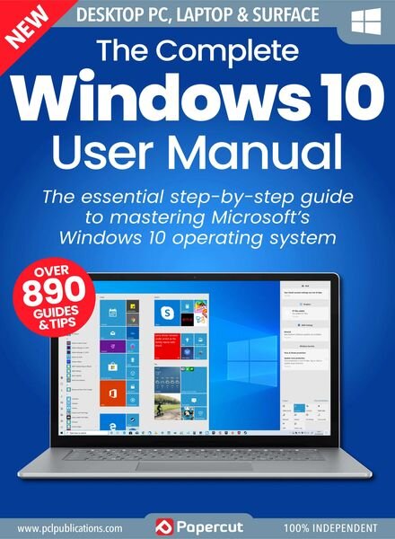 Windows 10 The Complete Manual – June 2023 Cover