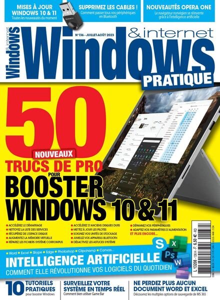 Windows & Internet Pratique – aout 2023 Cover