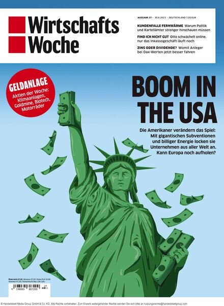 Wirtschaftswoche – 30 Juni 2023 Cover
