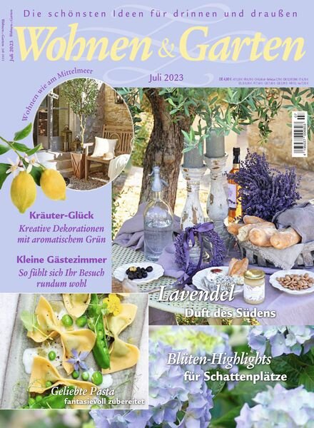 Wohnen & Garten – Juli 2023 Cover