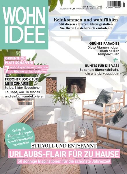 WOHNIDEE – Juli 2023 Cover