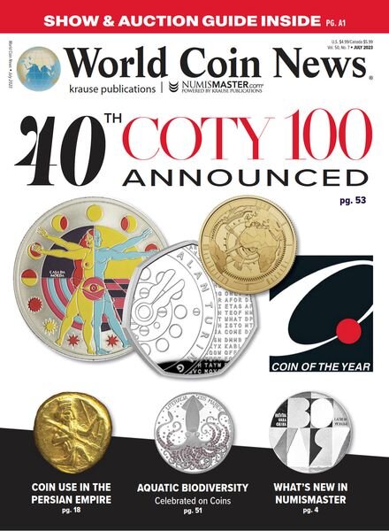 World Coin News – July 2023 Cover