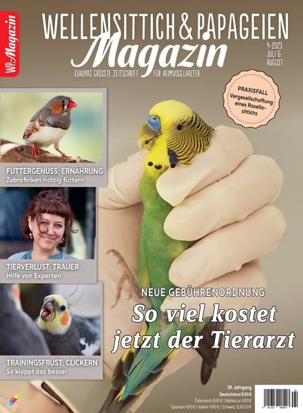 WP-Magazin Wellensittich & Papageien – Juli 2023 Cover