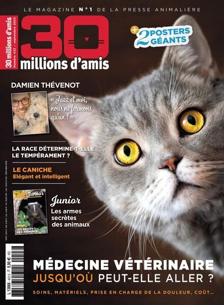 30 Millions d’amis – Septembre 2023 Cover