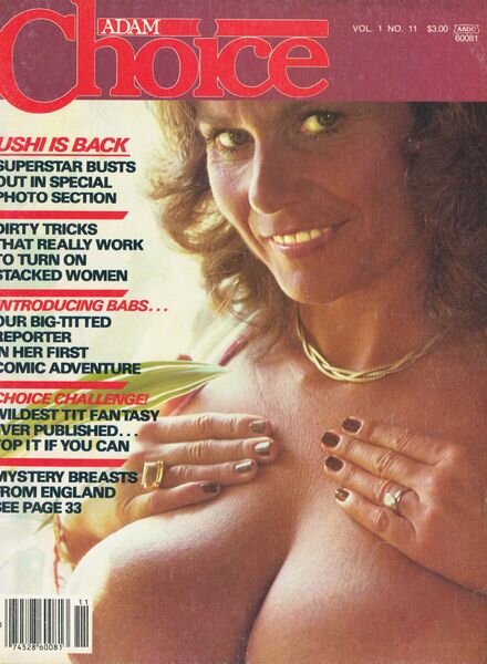 Adam’s Choice – Volume 1 N 11 1980 Cover