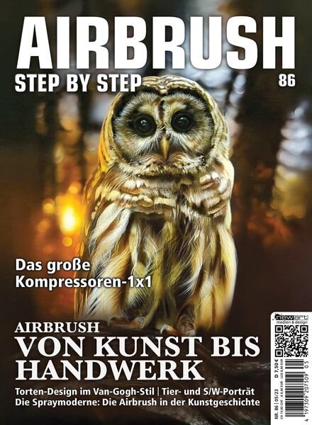 Airbrush Step by Step German Edition – August 2023 Cover