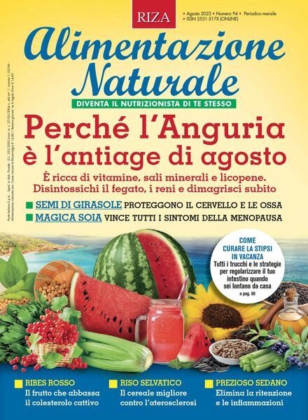 Alimentazione Naturale – Agosto 2023 Cover