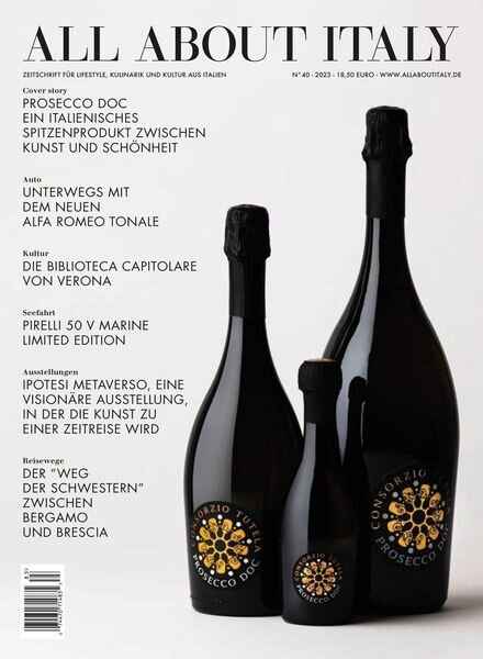All About Italy – August 2023 Cover