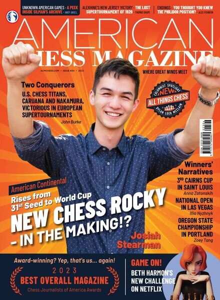 American Chess Magazine – Issue 34 – August 2023 Cover