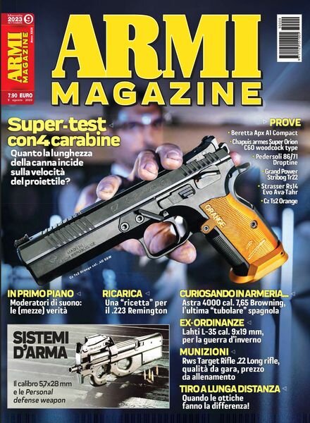 Armi Magazine – Settembre 2023 Cover