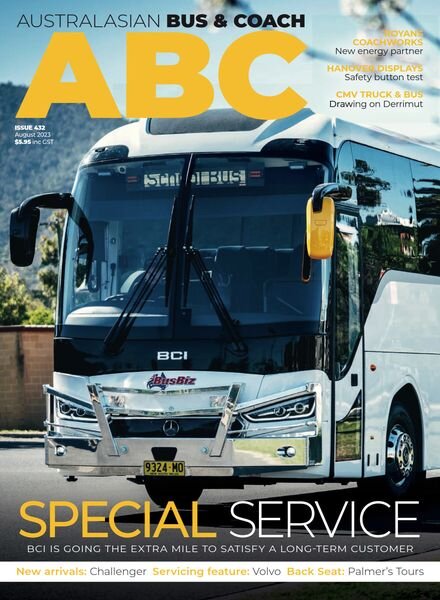 Australasian Bus & Coach – Issue 432 – August 2023 Cover