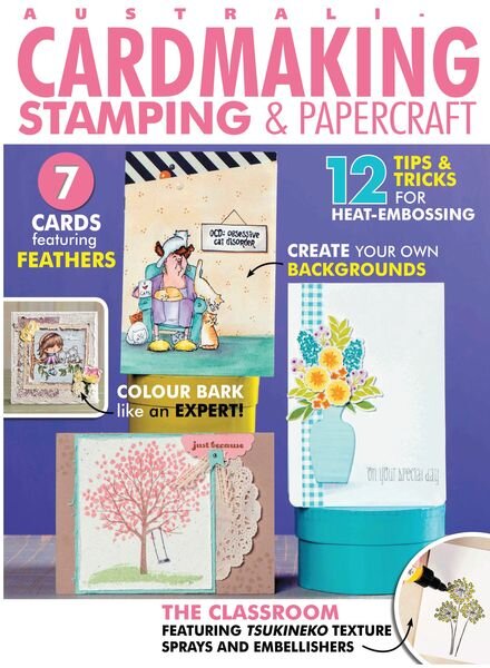 Australian Cardmaking Stamping & Papercraft – August 2023 Cover