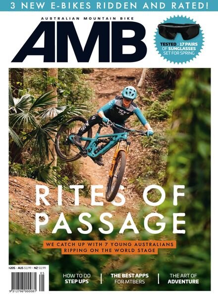 Australian Mountain Bike – Issue 205 – August 2023 Cover