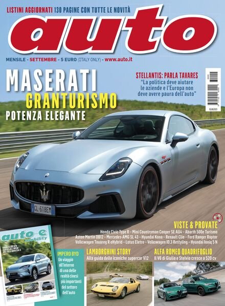 Auto – Settembre 2023 Cover