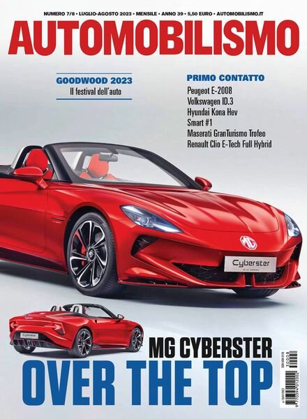 Automobilismo – luglio 2023 Cover