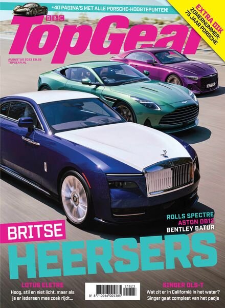 BBC Top Gear Netherlands – juli 2023 Cover