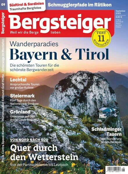 Bergsteiger – September 2023 Cover