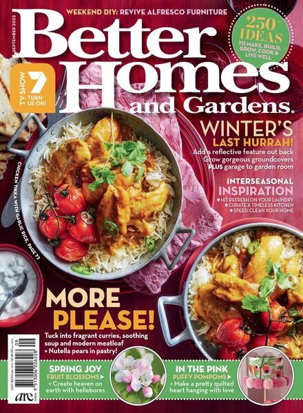 Better Homes and Gardens Australia – September 2023 Cover