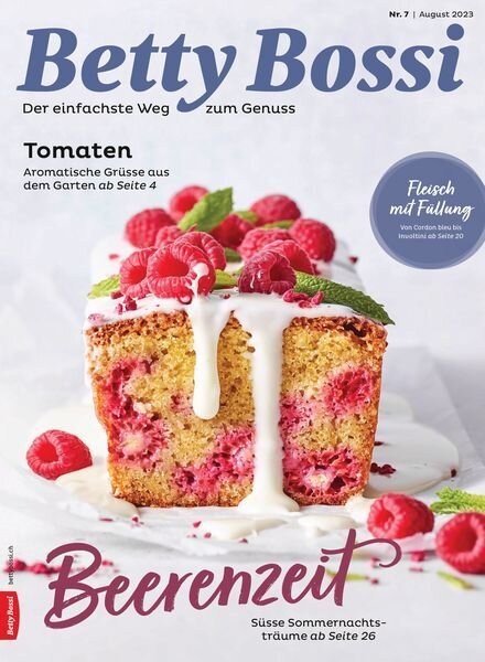 Betty Bossi – August 2023 Cover