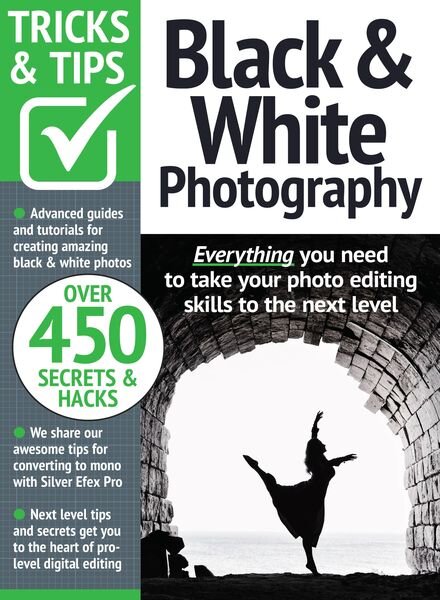 Black & White Photography Tricks and Tips – August 2023 Cover