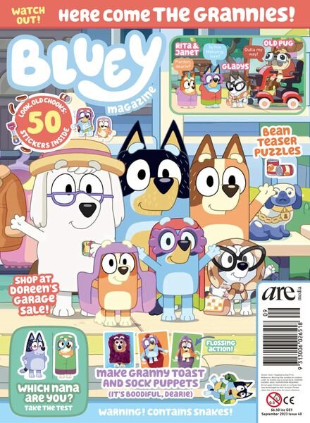 Bluey Magazine – Issue 40 – September 2023 Cover
